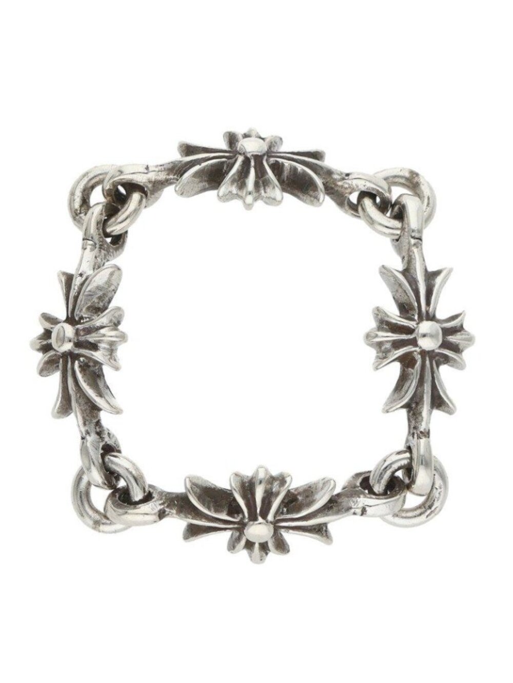 Chrome Hearts Ring Tny CH Pls Tiny Ech Plus Silver